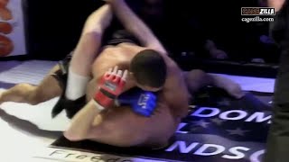 NO WAY OUT CAGEZILLA FIGHTER TAPS OUT IN CRUSHING DEFEAT [upl. by Cyrillus]