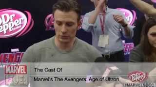 Quick Questions with Marvels The Avengers Age of Ultron Cast Part I [upl. by Gabrielli]