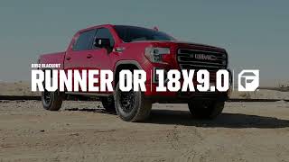 Fuel OffRoad Runner OR  Blackout  18x9  GMC Sierra [upl. by Bourgeois]