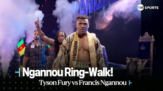 😍 STARTED FROM THE BOTTOM NOW WE HERE  Francis Ngannou walks out to Drake FuryNgannou 🇸🇦 [upl. by Kamillah]