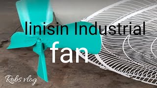 linisin at langisan ang industrial fan parsa iwas overheat [upl. by Analos]