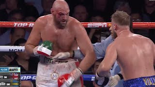 ON THIS DAY Tyson FURY survives MASSIVE cut to earn DECISION win over Otto WALLIN Highlights 🥊 [upl. by Anthia646]