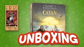 Unboxing A Game of Thrones CATAN  999 Games [upl. by Debo75]