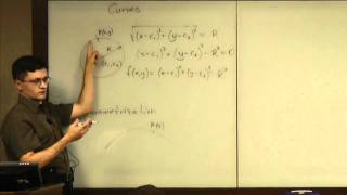 Lecture 20110620 Part 019 Descriptions of a Curve Equation vs Parametric [upl. by Sela574]