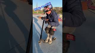 Some rewinds on an scooterskating scootering skatepark slateboard tricks fyp foryoupage [upl. by Tuhn]