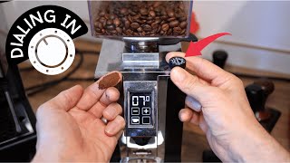 Dialing in Your Grinder for Espresso ie Eureka Mignon Specialita [upl. by Aissila]