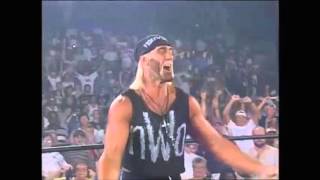 nWo attacks WCW 26Aug 1996 Flair gets hairdye [upl. by Walls]