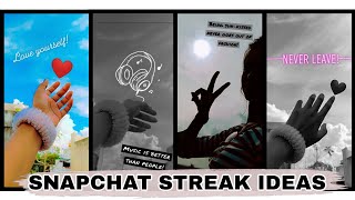 Snapchat streak ideas  Creative snapchat streak ideas  Poorvi Shrivastava [upl. by Aiahc513]