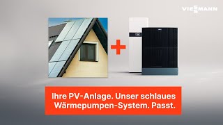 Passt perfekt Ihre PVAnlage Unser schlaues WärmepumpenSystem I Viessmann [upl. by Ewan724]