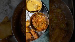 Kadhi chawal thali shorts youtubeshorts food [upl. by Gnah]