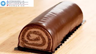 Bûche roulée chocolat ultra légère et facile à réaliser 👍 [upl. by Giarc766]