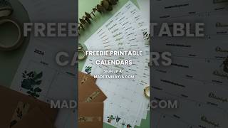 FREEBIE Printable Calendars ✨📅 [upl. by Pickering]