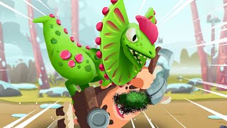 DILOPHOSAURUS SURPRISE ATTACK  Dino Bash 2  Ep3 HD [upl. by Naivatco]