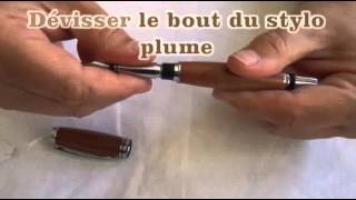 TOUTDEBOIScom  Recharger votre stylo plume par Tout de bois [upl. by Ahseniuq]