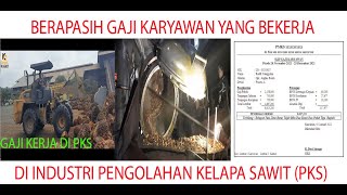 GAJI KARYAWAN DI PKS  GAJI KARYAWAN YANG BEKERJA DI INDUSTRI PENGOLAHAN KELAPA SAWIT gaji [upl. by Corty41]