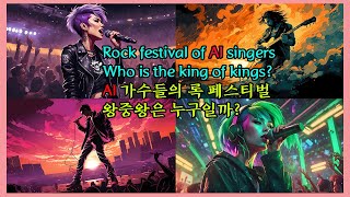 AI 가수들의 록 페스티벌 경연 대회왕중왕은 누구일까Rock festival of AI singersWho is the king of kings어떤 전야그대는 아는가 [upl. by Eloci553]