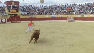 Concurso de recortadores Alagón Zaragoza 12062016  Quique Otero y Alejandro Huerta [upl. by Yllek]