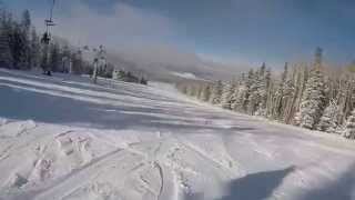 Arizona Snowbowl  Hart Prairie Green Run [upl. by Laehcimaj]