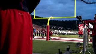 Liberty Flames Football Run out 92813 [upl. by Attenweiler344]