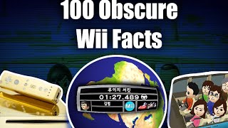 100 OBSCURE Wii Facts feat Chillysu [upl. by Ezarra601]