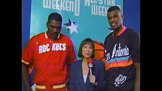 David Robinson and Hakeem Olajuwon Interviewed About Rookie Shaq [upl. by Merow709]