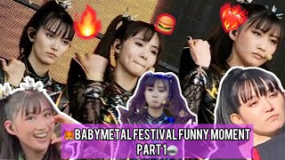 BABYMETAL  🪩Funny moments compilation on Festival 2024💞PART1 🔥 FANCAM [upl. by Leirbaj]