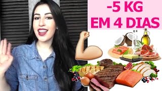 Como Emagreci 5kg Em 4 Dias  Dieta Cetogenica  Low Carb [upl. by Musser]