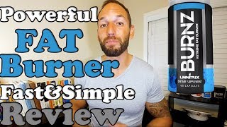 Burnz Powerful Fat Burner  Lmnitrix  Supplement Review [upl. by Haorbed]