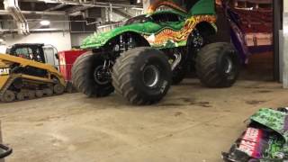 Monster Trucks leaving the stadium [upl. by Eyram129]