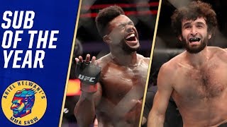 Aljamain Sterling Zabit Magomedsharipov share submission of the year  Ariel Helwani’s MMA Show [upl. by Ttam]