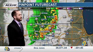 KCRG First Alert Forecast Thursday morning May 23 [upl. by Terb]