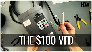 How to Wire a Cheaper VFD for a 2x72 Belt Grinder Build [upl. by Demeter421]