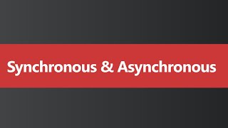 Synchronous and Asynchronous Hindi [upl. by Aihseuqram]