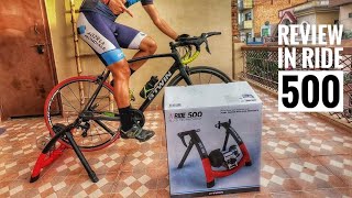 Review of Btwin In Ride 500 cycling home trainer [upl. by Kenwee]