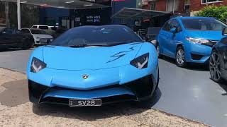 Supercars of Sydney January 2022  SVJ roadster SV 600lt GTC4lusso AMG GT GT3 and much more [upl. by Lemrahc]