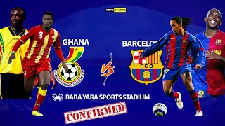 BREAKING NEWS 🔥 BARCELONA LEGENDSPUYOL PIQUERONALDINHOXAVIETO STORM BABA YARA STADIUM TO PLAY [upl. by Dafodil]