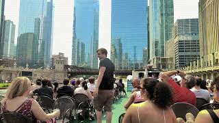 Chicago River architecture boat tour [upl. by Adnamaa]