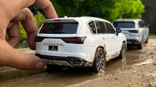 Mini Lexus LX600 Luxury SUV  Offroading  Diecast Model Cars Unboxing [upl. by Aldora]