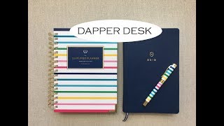 DAPPER DESK PLANNER REVIEW amp COMPARISON to SIMPLIFIED PLANNER  2019 [upl. by Heinrick]