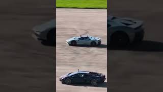 DRAG RACE EPIK 3 Supercar Hybrid Lamborghini Revuelto VS Ferrari SF90 VS Porsche 918 Spyder short [upl. by Okemak]