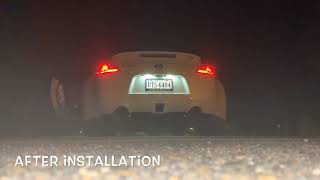 370z Remark Axle Back exhaust [upl. by Niddala]