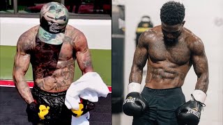 Gervonta Davis NEW PHYSIQUE FLEXING on Frank Martin Shredded ahead of their Fight [upl. by Sholes]