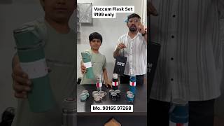 Best quality Vaccum Flask Set 🔥 under 199 🔥 gadgets quality rajkot thermoflask stainlessbottle [upl. by Serolod]