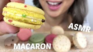 Macaron  ASMR NO Talking Eating Sounds  NE Lets Eat [upl. by Dever702]