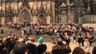 COLOGNE CHRISTMAS MEDLEY FLASHMOB [upl. by Zedecrem]