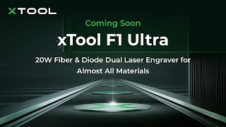 Offical Teaser xTool F1 Ultra 20W Fiber amp Diode Dual Laser Engraver for Almost All Materials [upl. by Georgianne]