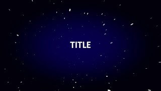 Simple Title animation  Natron tutorial Text animation [upl. by Wieche]