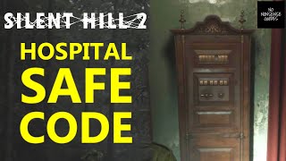 Silent Hill 2 Hospital Safe Code  How to Open Safe in Directors Office  Hand Puzzle amp Bookshelf [upl. by Balfore591]