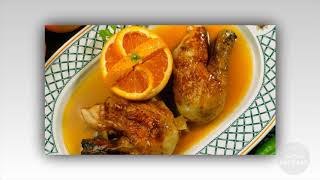 Pollo a la naranja al horno receta [upl. by Nickerson]