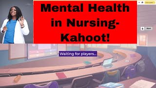 Mental Health  Kahoot [upl. by Elcarim]